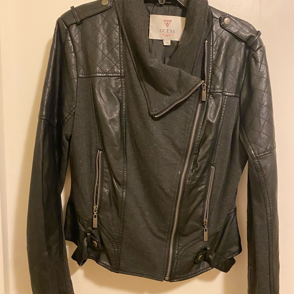 Guess women's faux leather jacket.